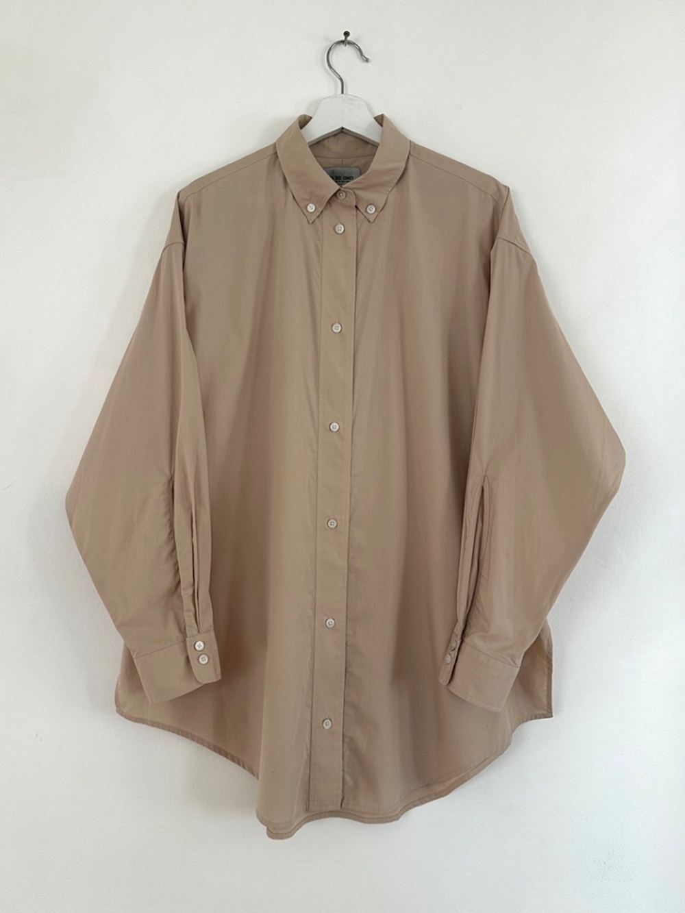 NWT Rachel Comey Ivins Shirt khaki cotton top blouse cut out XS S M L O/S
